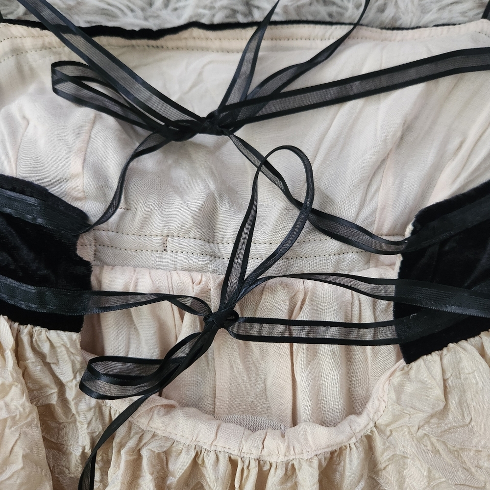 Free People Bellini Bubble Maxi Dress In Black Combo - Picture 11 of 14